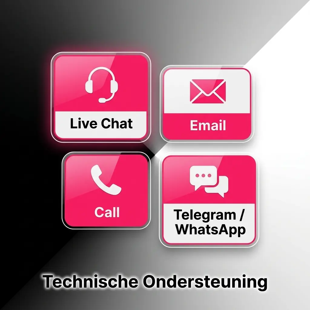 Technische ondersteuning bij Booms.bet