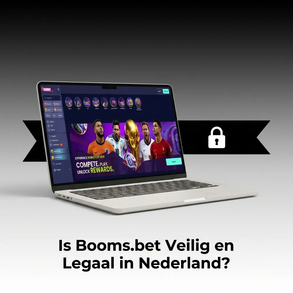 Booms.bet veiligheid en licentie illustratie