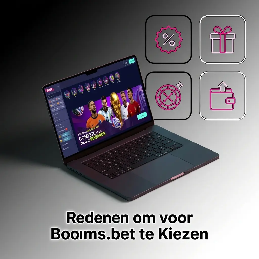 Booms.bet platform met sportweddenschappen en casino