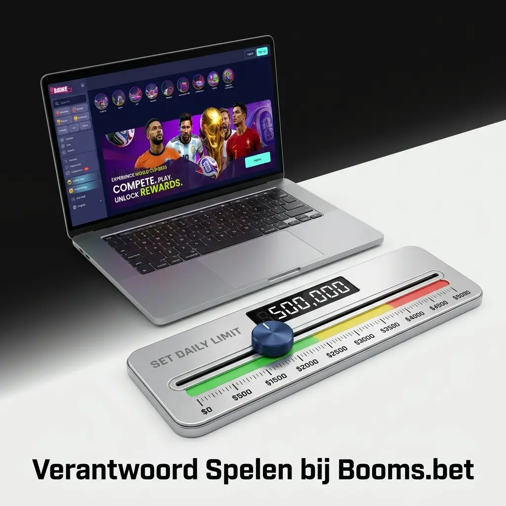 Verantwoord spelen tools in het accountdashboard van Booms.bet